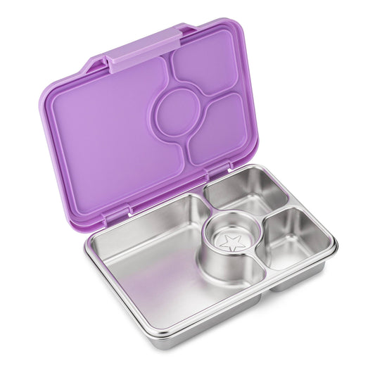Yumbox Prêt – Leakproof Stainless Steel Bento Box - Lavander Purple