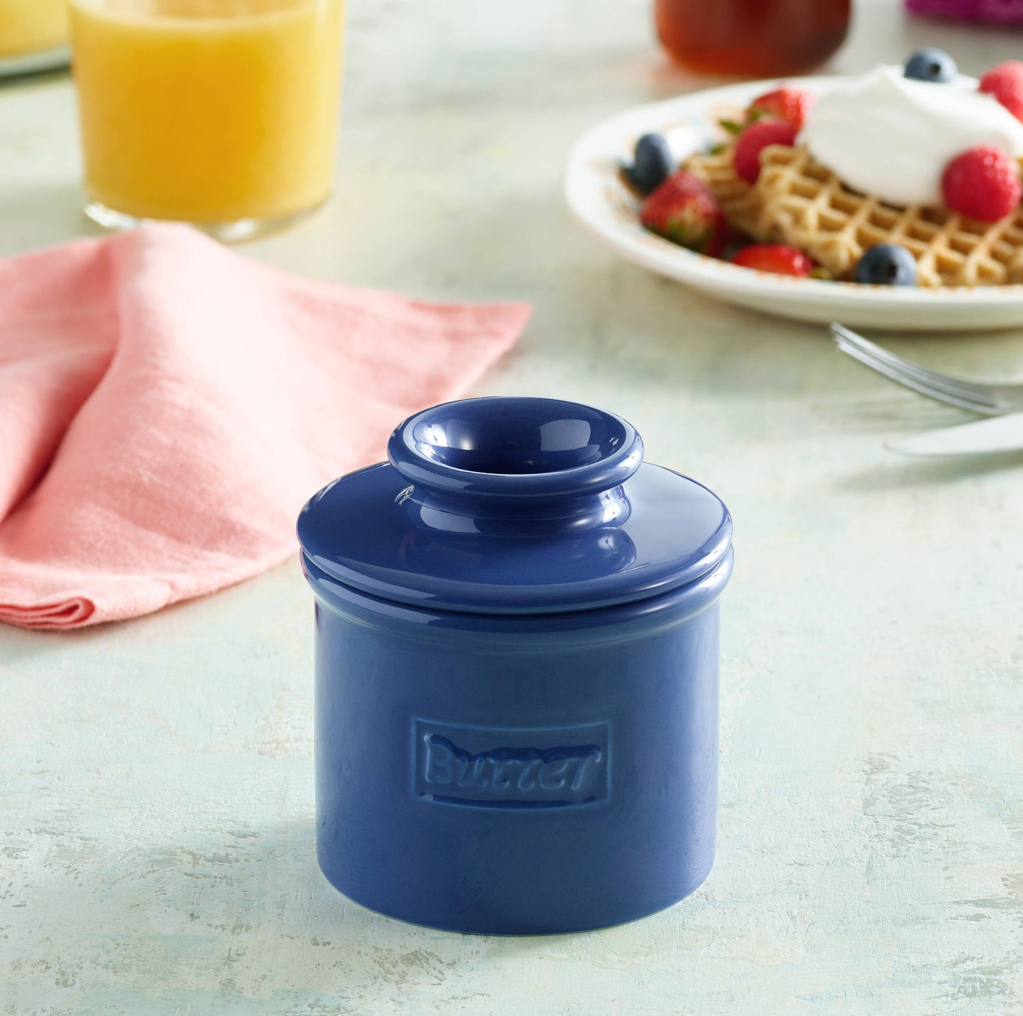 The Original Butter Bell® Crock - Royal Blue