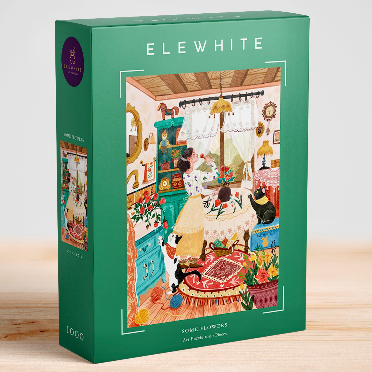 ELEWHITE - Some Flowers - 1000 Pieces