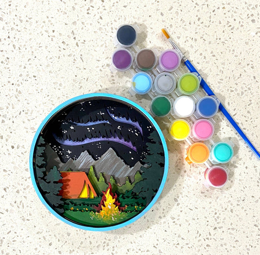 Paint by Layers - Summer Nights - Shadow Box Kit