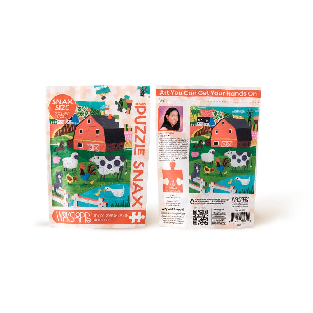 WerkShoppe - Farm Friends Puzzle Snax (48 Piece)
