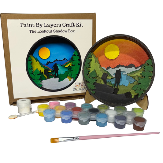 Paint by Layers - The Look Out - Shadow Box Kit