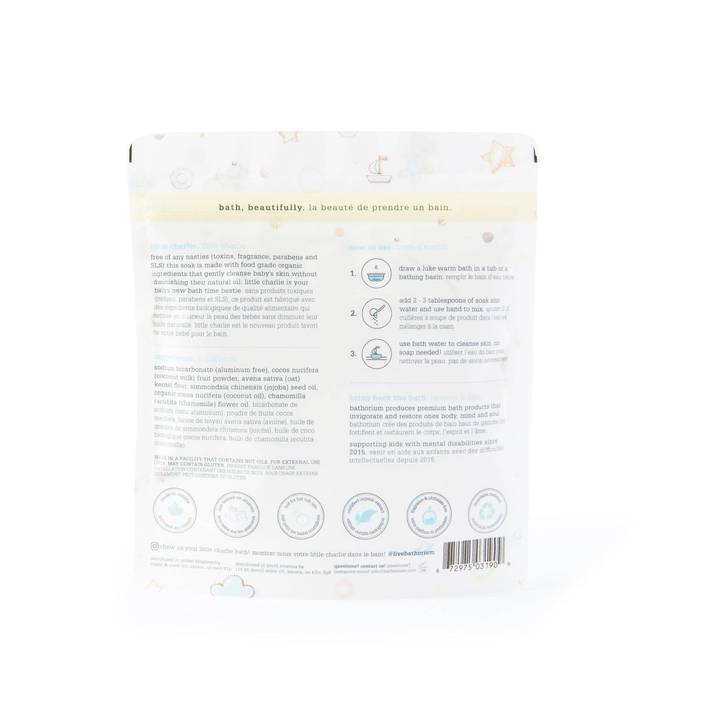 Little Charlie - Baby Bath Soak 250g