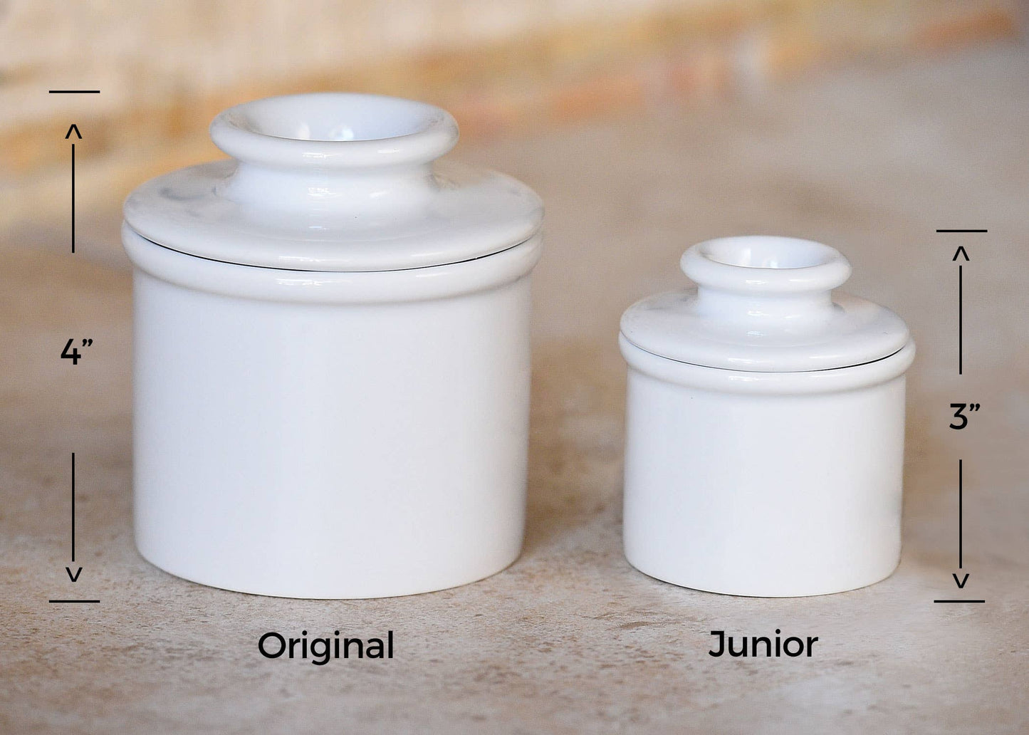 Petit Butter Bell® Crock - White (Junior)