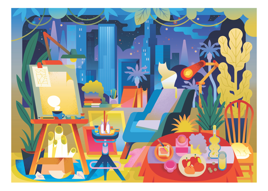 Holiyay Puzzles - Studio Apartment (1000 pieces)