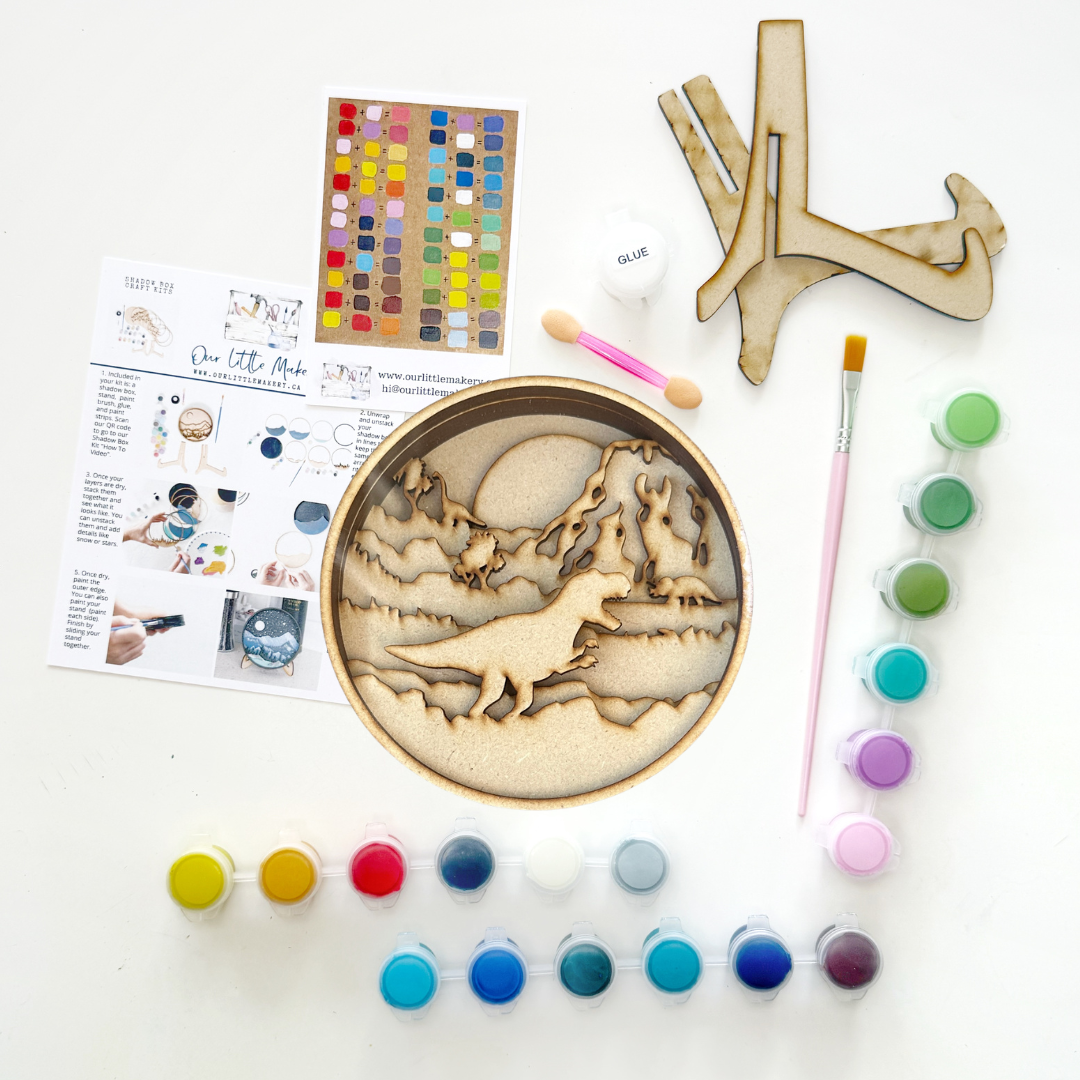 Lava Lands Shadow Box Kit