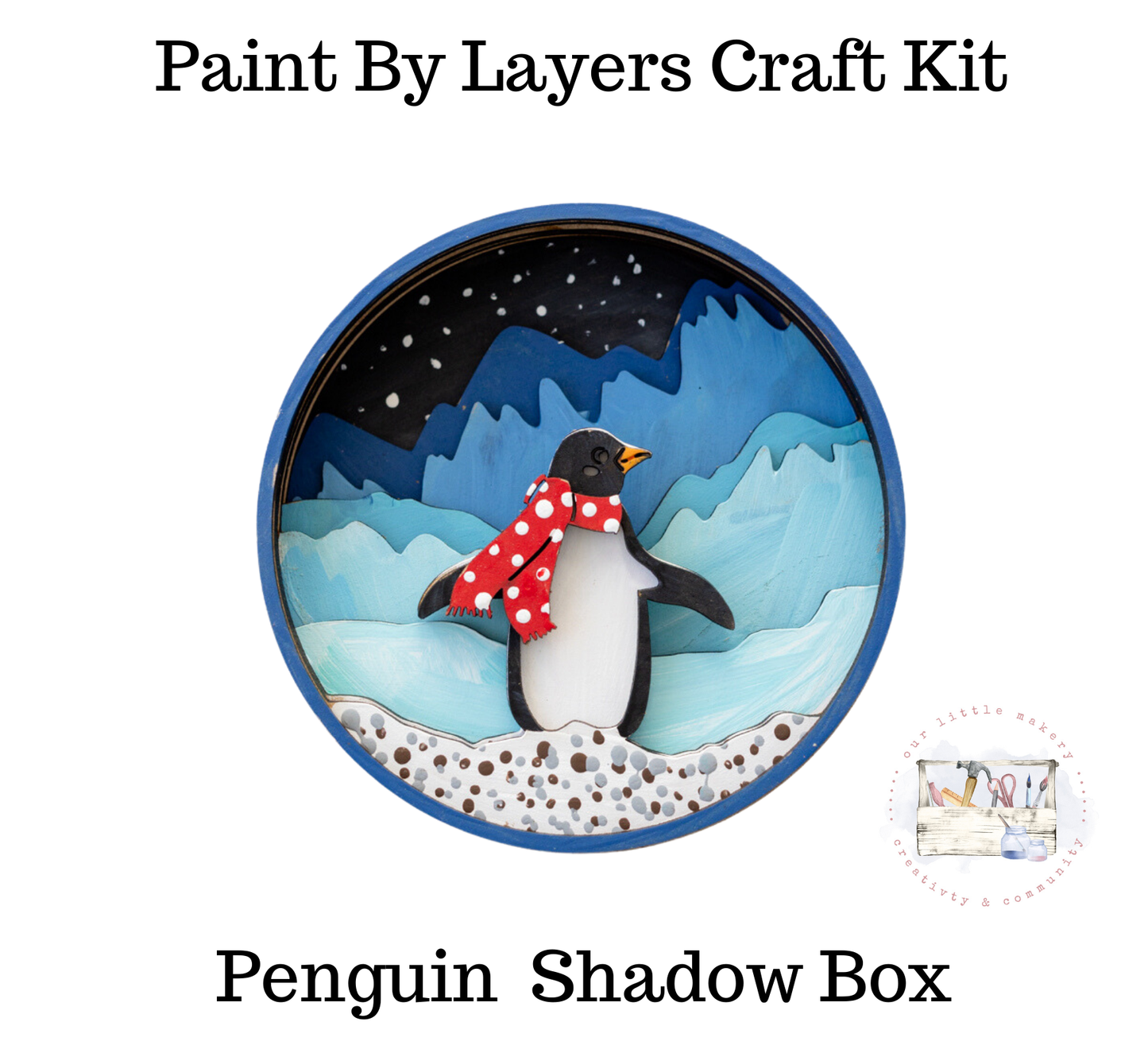 Penguin Shadow Box Kit