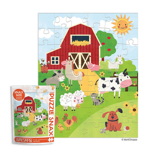 WerkShoppe - Farm Life Puzzle Snax (48 Piece)