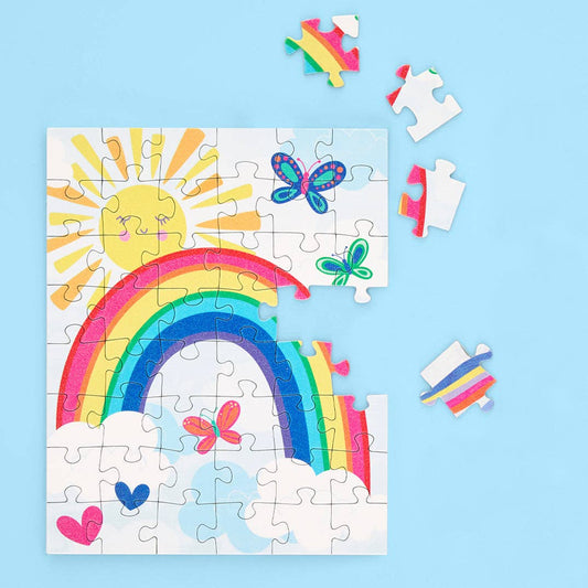 WerkShoppe - Sunny Rainbow Puzzle Snax (48 Piece)