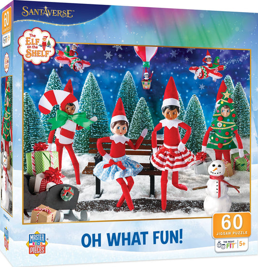 Elf on the Shelf - Oh What Fun 60-Piece Puzzle