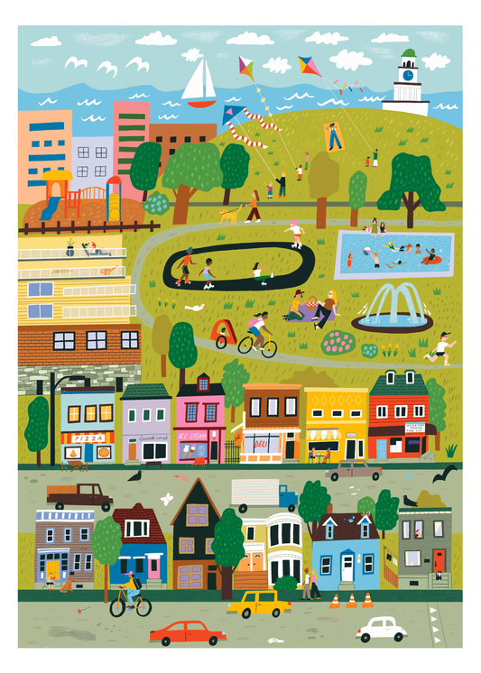 Holiyay Puzzles - Urban Stroll (1000 pieces)