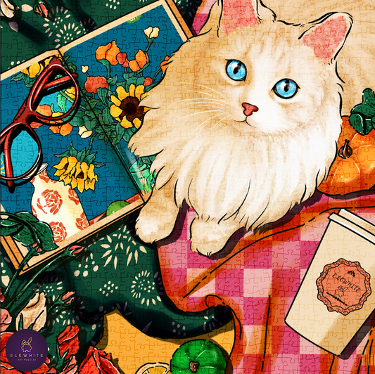 ELEWHITE - Treasure Art Jigsaw Puzzle (1000 Pieces)