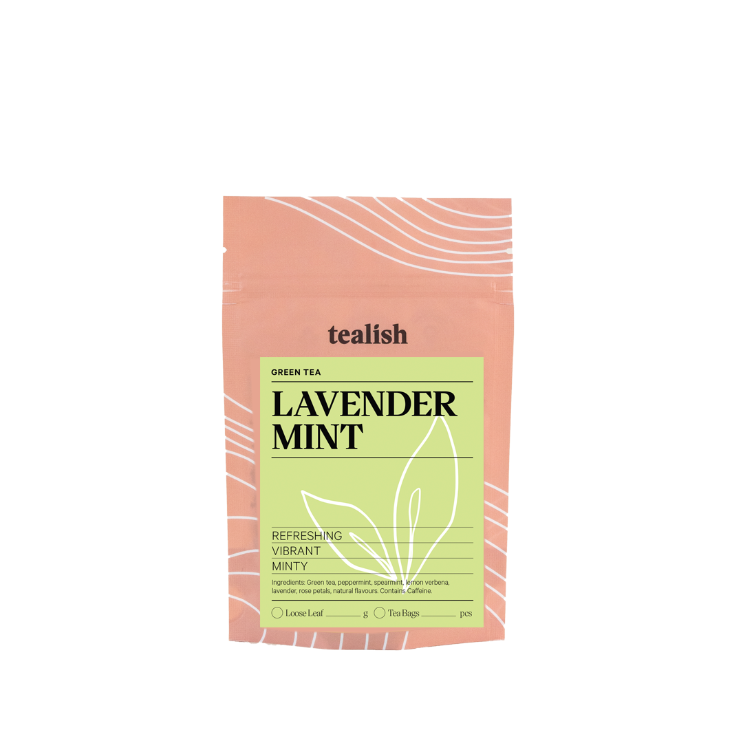Lavender Mint - Green Tea: 50g pouch
