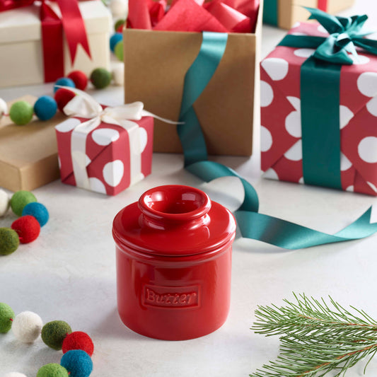The Original Butter Bell® Crock - Maraschino Red