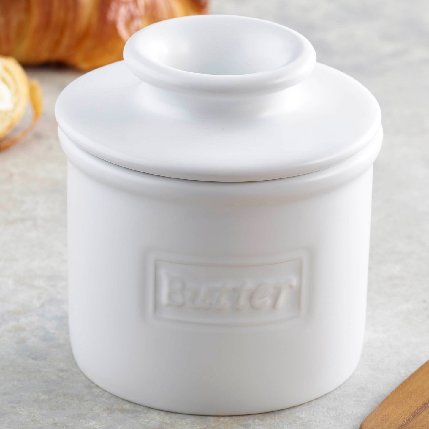 The Original Butter Bell® Crock - Matte White