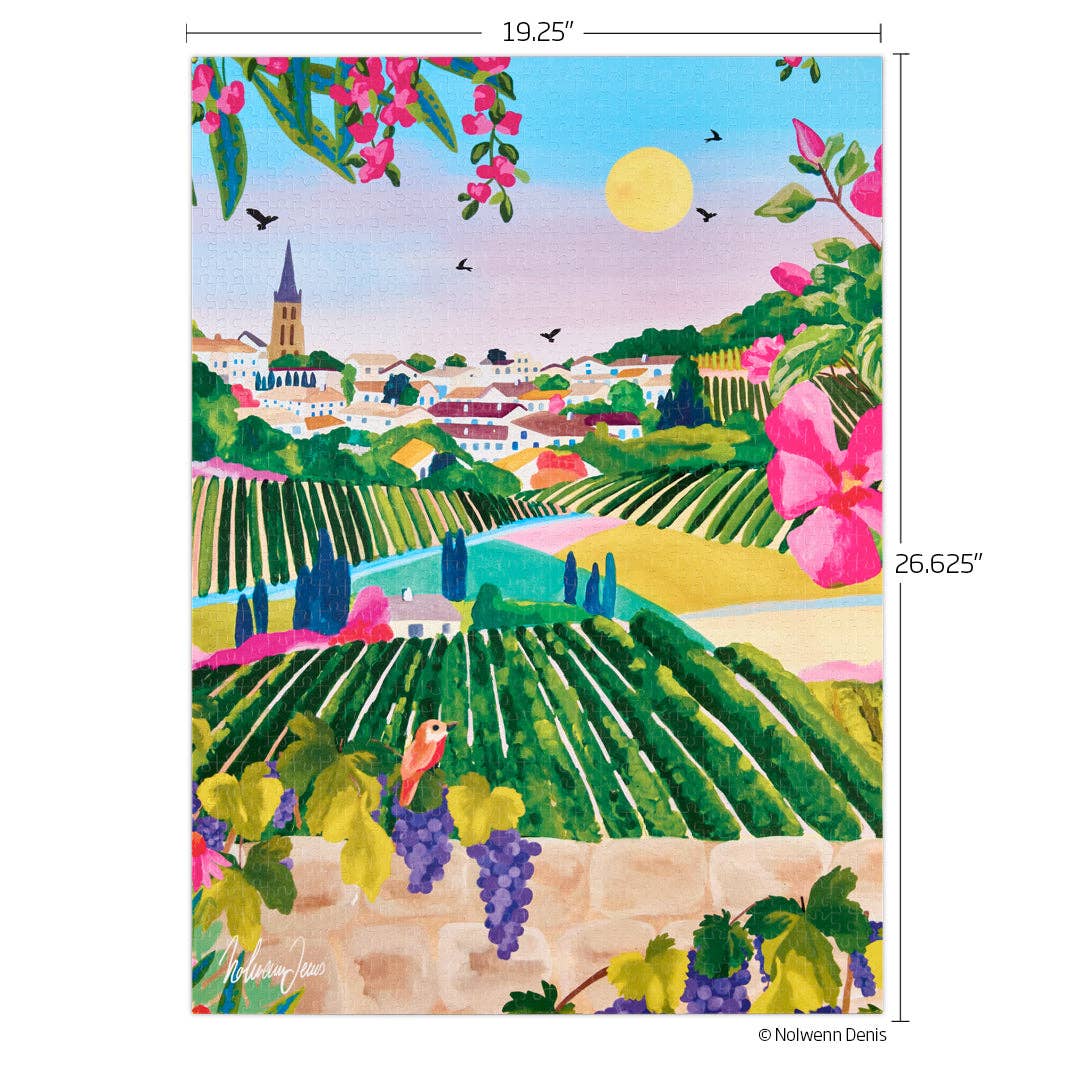 WerkShoppe – Village Vineyard Puzzle (1000 Piece)
