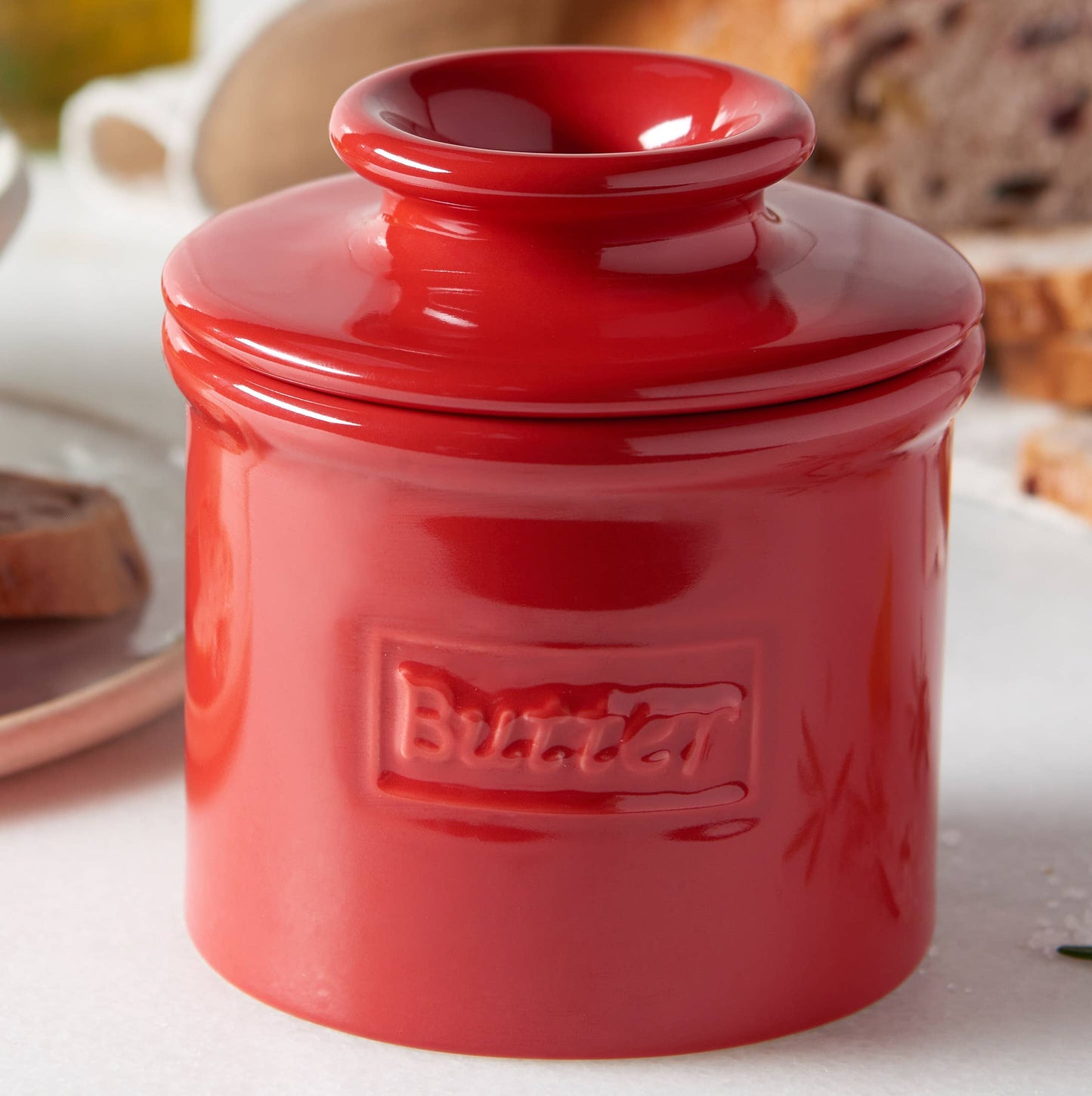The Original Butter Bell® Crock - Maraschino Red