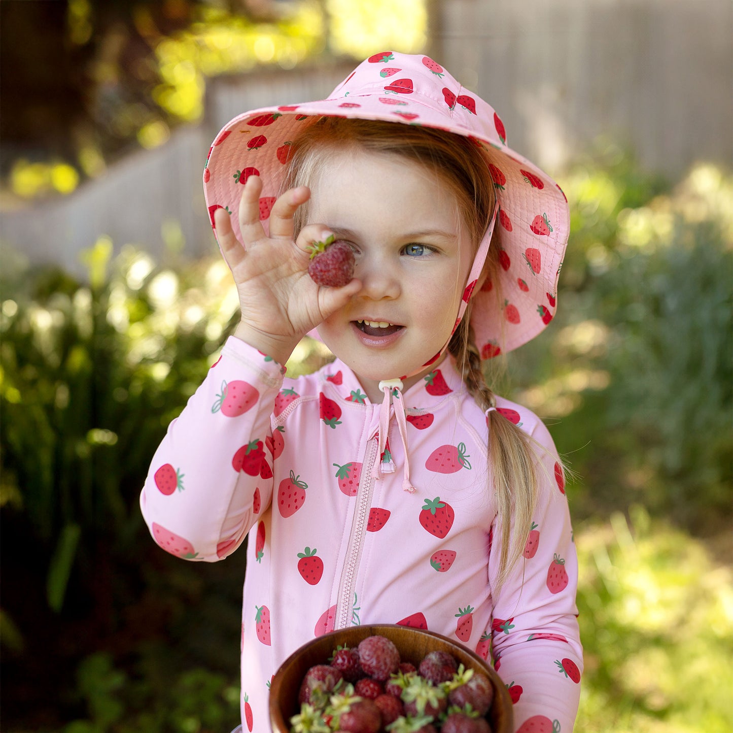 Jan & Jul - Aqua-Dry Bucket Hat - Strawberry