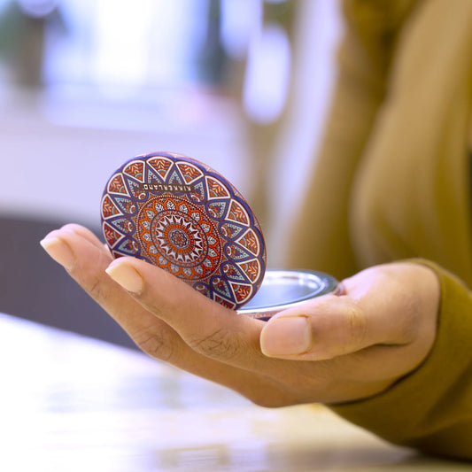 Mandala Compact Mirror