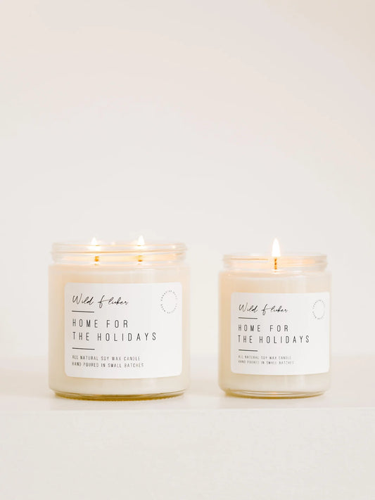 Wild Flicker - Home For The Holidays - Soy Wax Candle