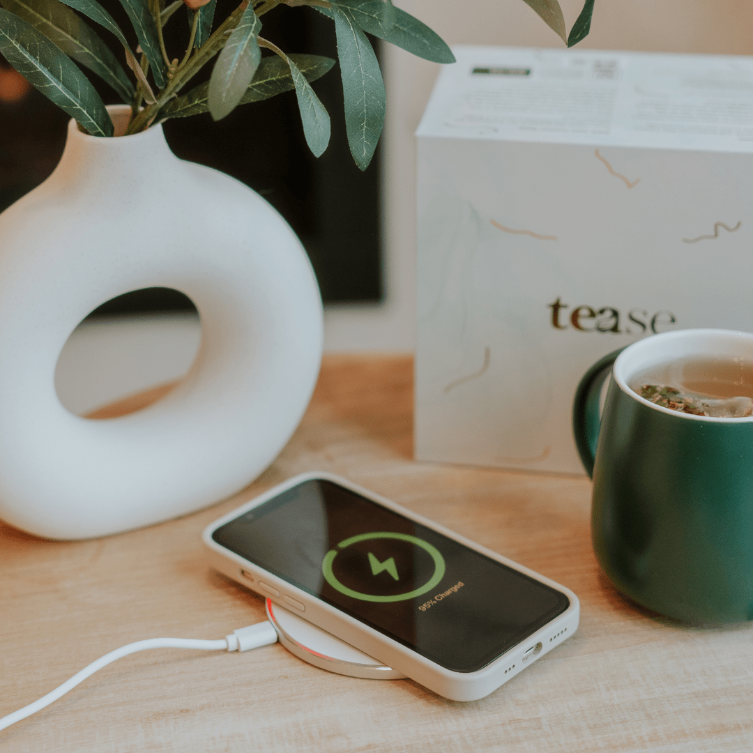 Smart Heated Mug Kit 2.0 | Warmer + Wireless Charger: Grey Lilac