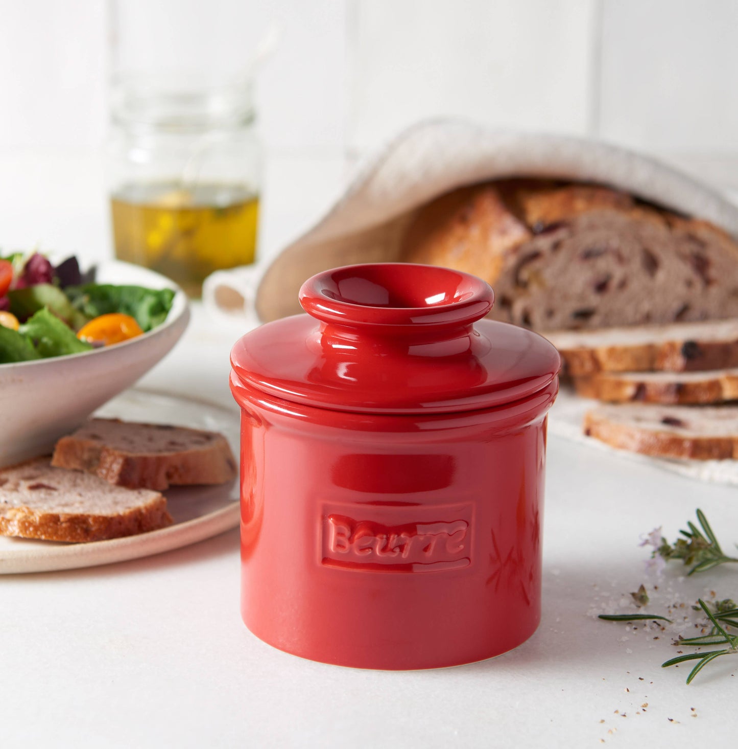 The Original Butter Bell® Crock - Maraschino Red