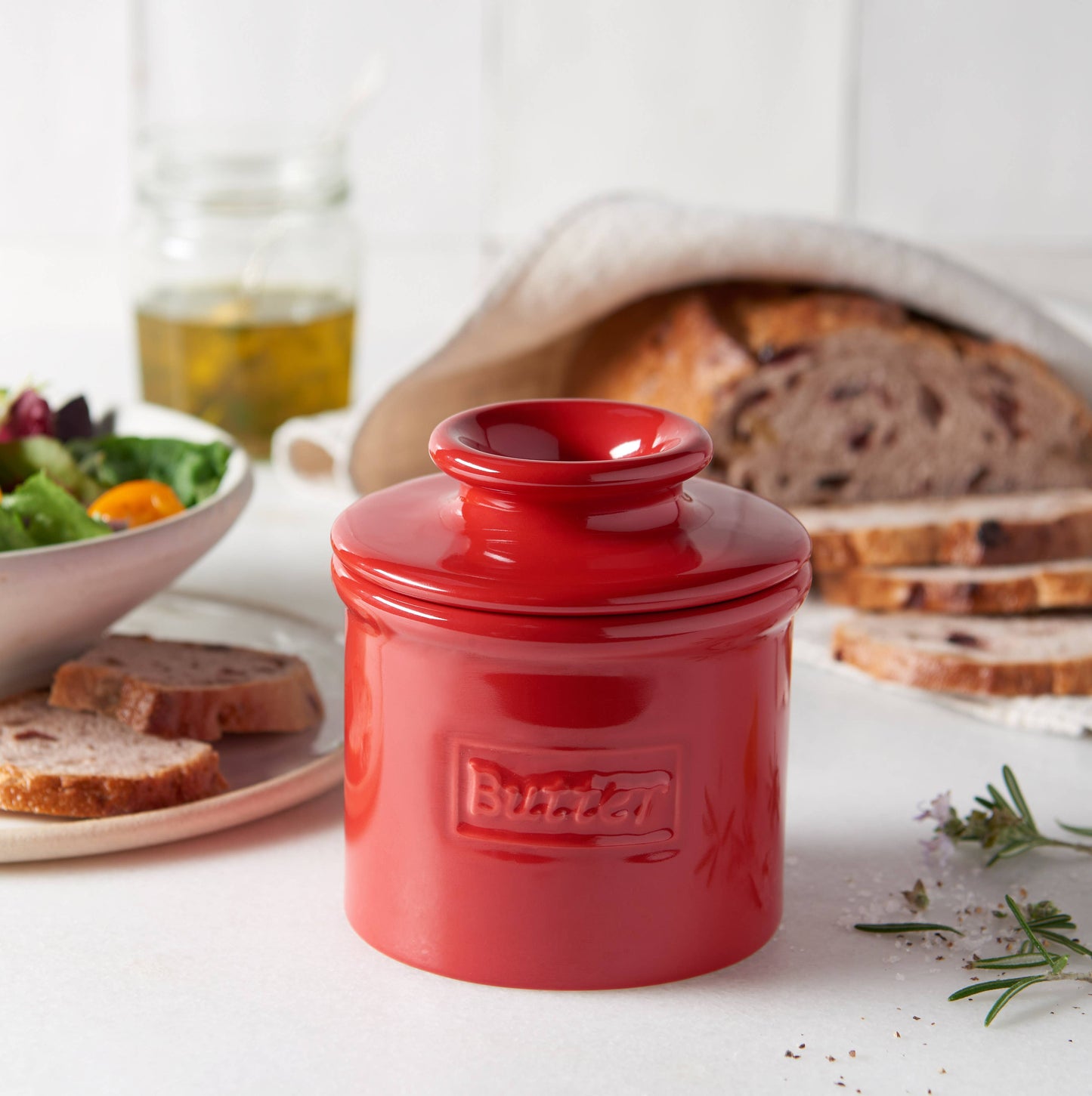 The Original Butter Bell® Crock - Maraschino Red