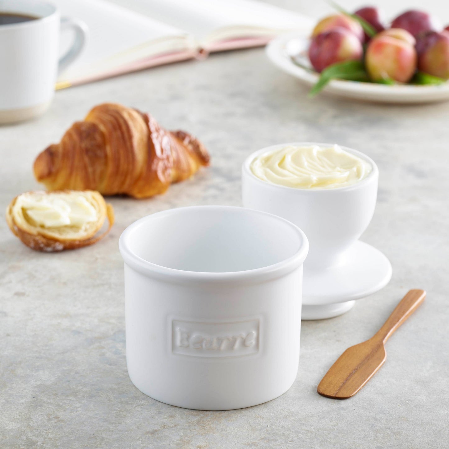 The Original Butter Bell® Crock - Matte White