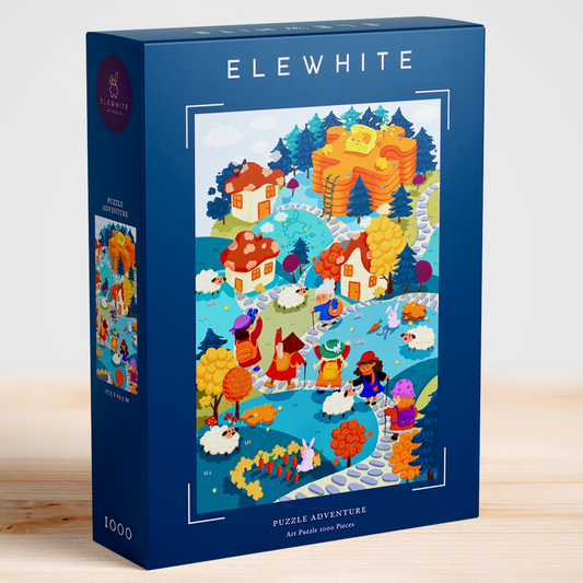 ELEWHITE - Puzzle Adventure Art Jigsaw Puzzle (1000 Pieces)
