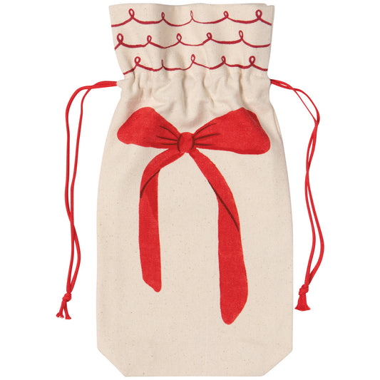 Bow Wine Gift Bag (set of 2)