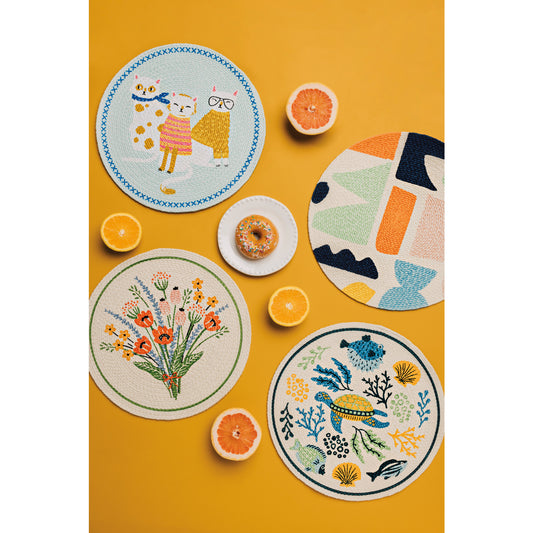 Braided Placemat - Feline Cats