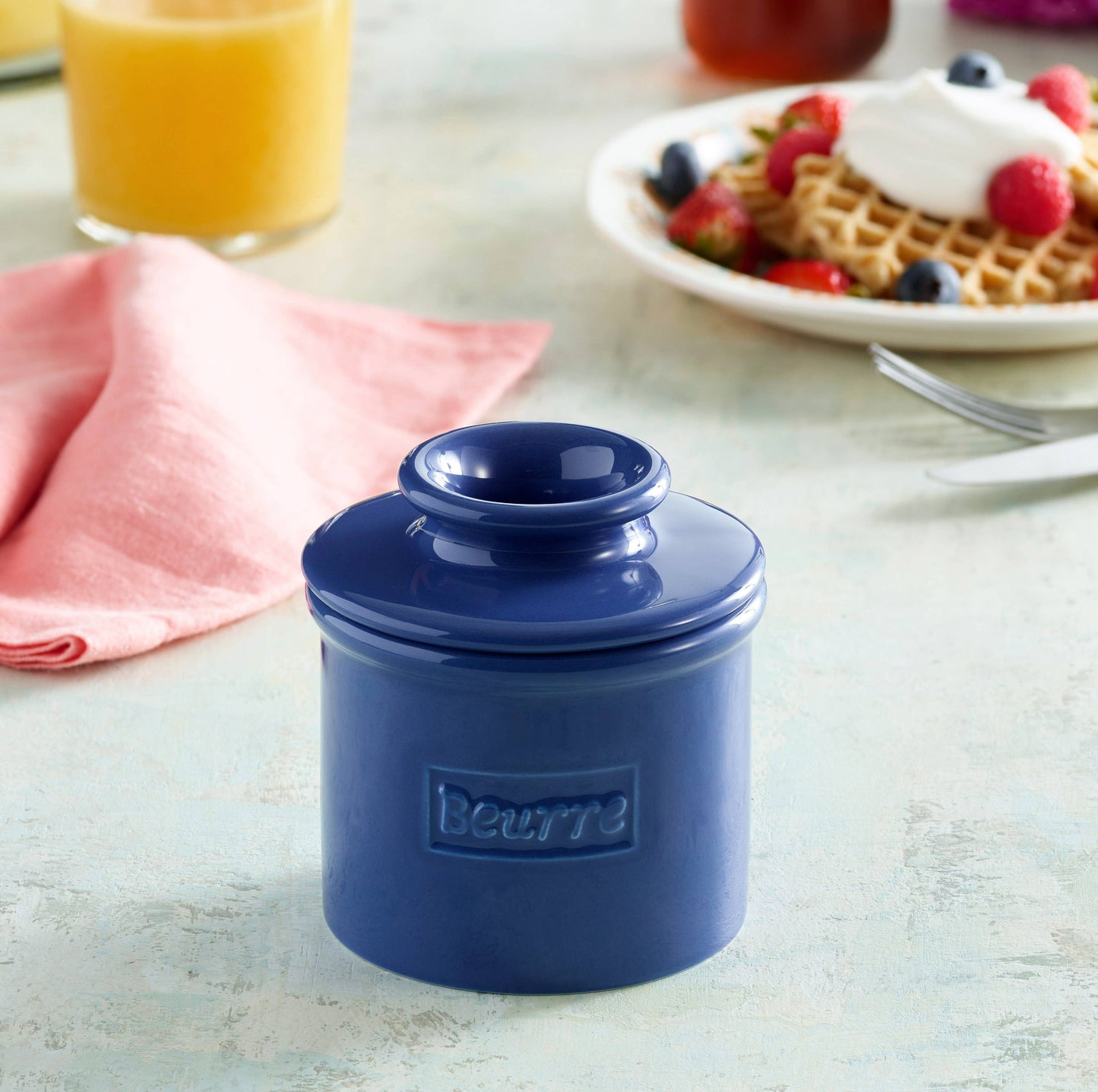 The Original Butter Bell® Crock - Royal Blue