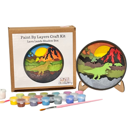 Lava Lands Shadow Box Kit