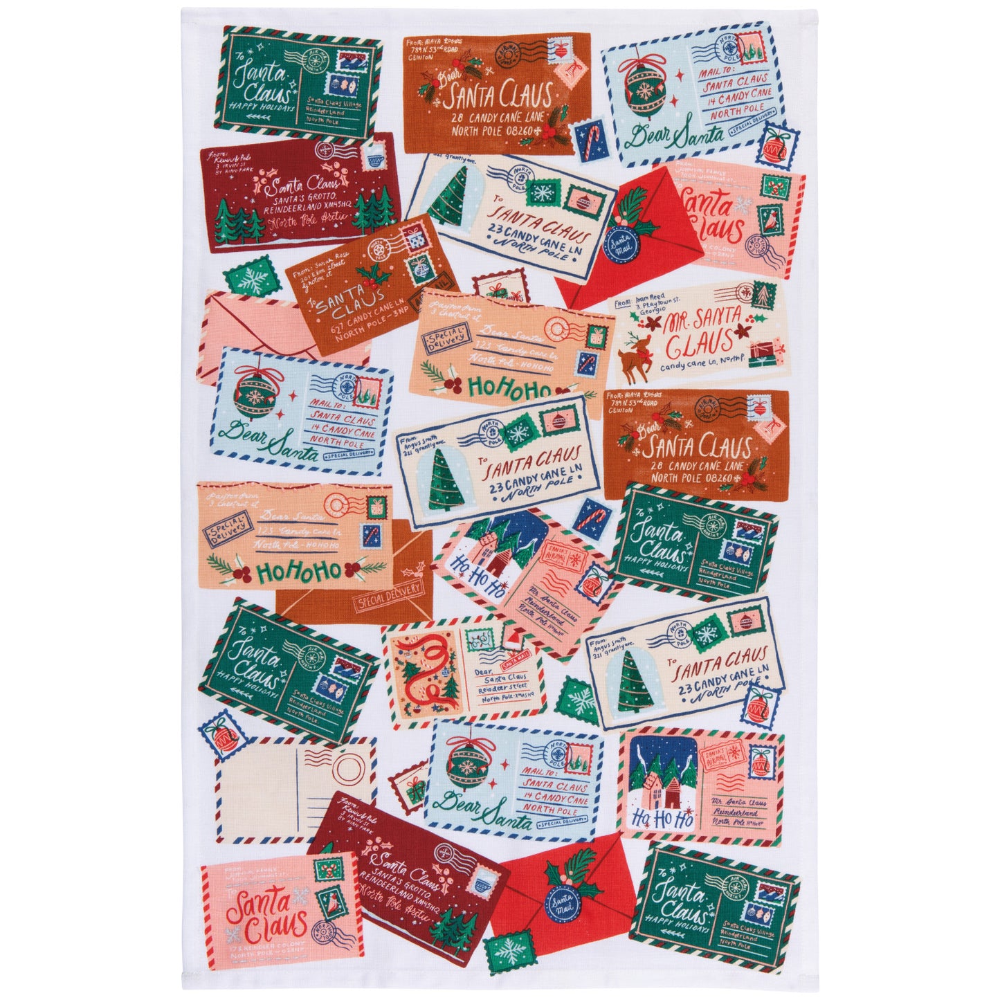 Danica - Christmas Santa Mail Dishtowel