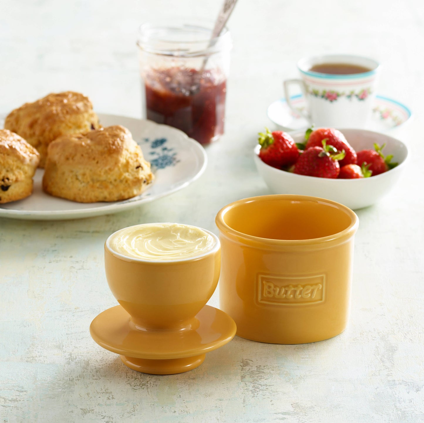The Original Butter Bell® Crock - Golden Yellow