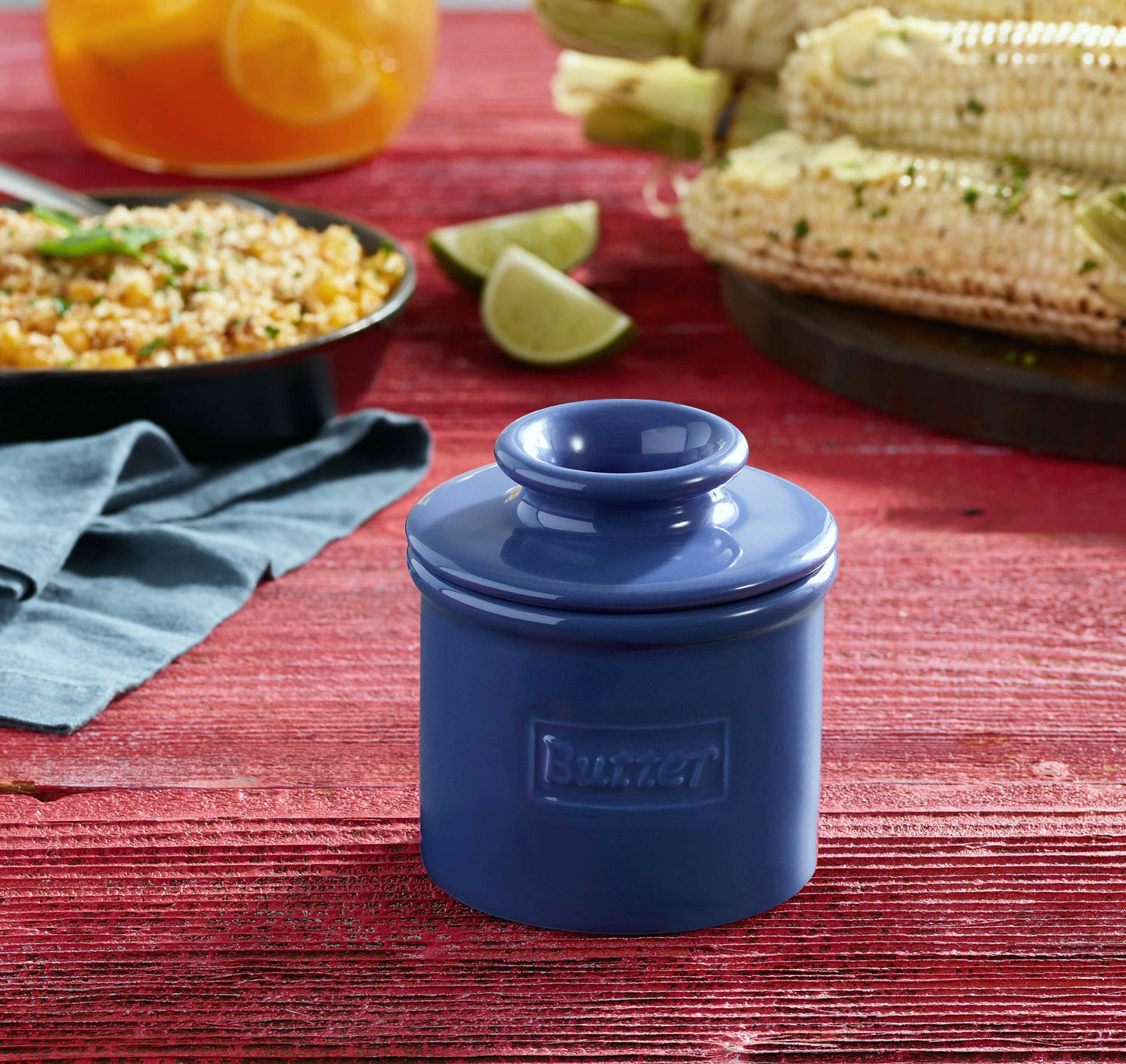 The Original Butter Bell® Crock - Royal Blue