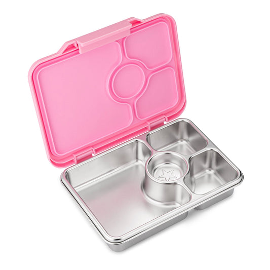 Yumbox Prêt – Leakproof Stainless Steel Bento Box - Versailles Pink