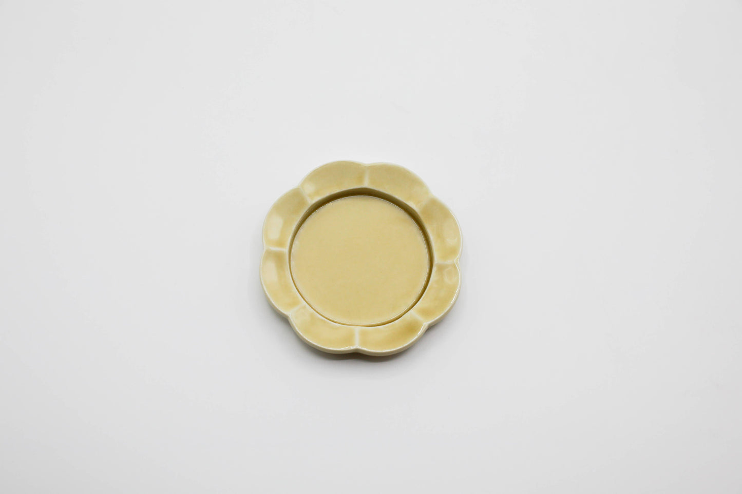 Flower Kiseto (Yellow) incense tray