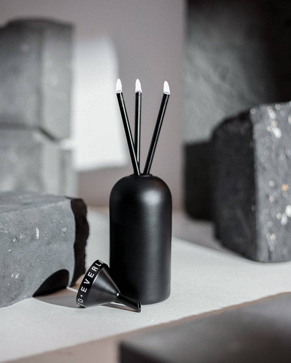 Everlasting Candle - Black Steel Funnel for Pristine Oil