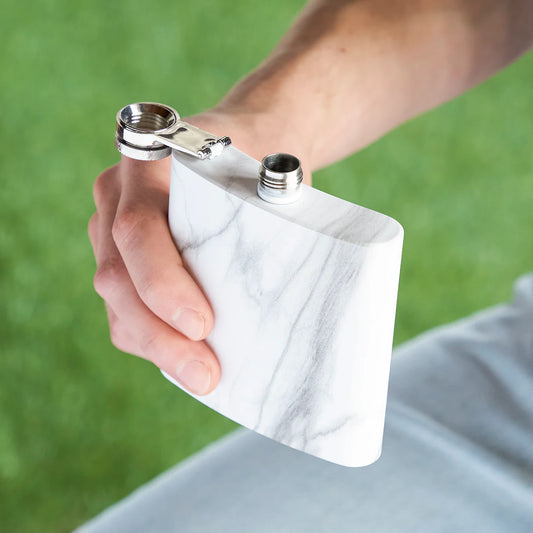 Flask - Stainless Steel - Marble 6oz