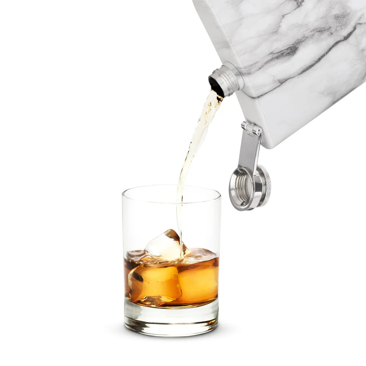 Flask - Stainless Steel - Marble 6oz