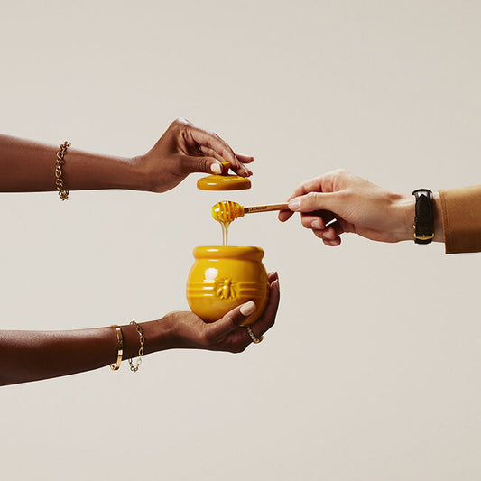Le Creuset - Honey Pot with silicone Honey Dipper