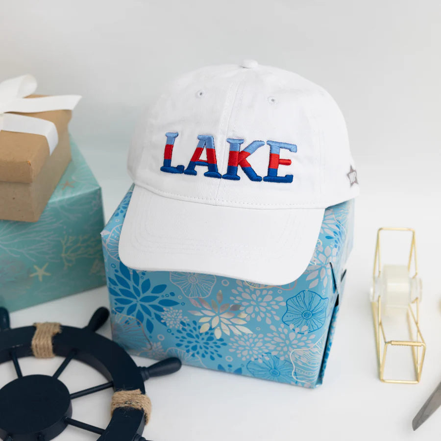 LAKE - embroidered cotton adjustable Hat