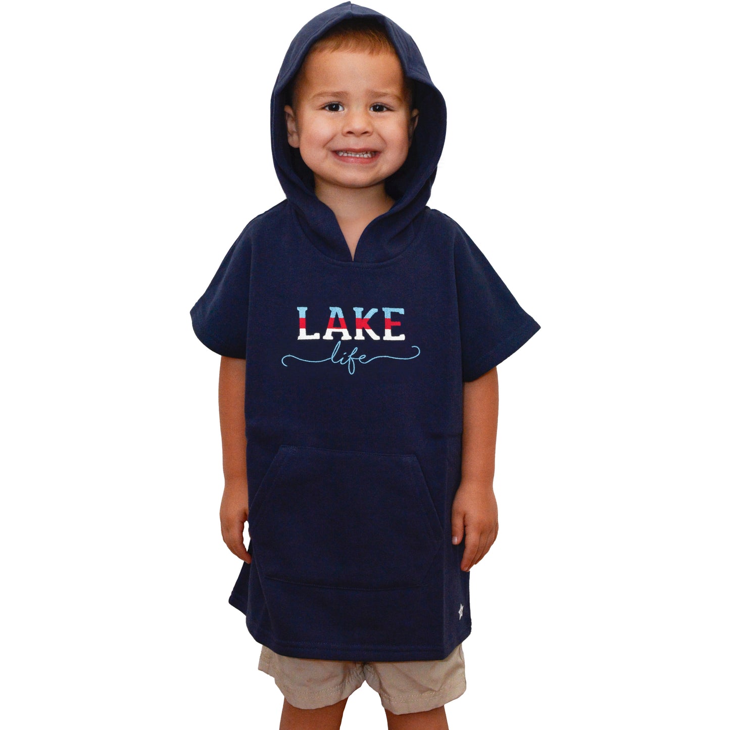 Lake Life - Hooded French Terry Cover Up (1T-3T)
