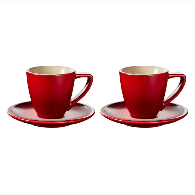 Le Creuset Minimalist Espresso Cups and Saucers