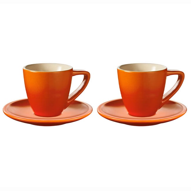 Le Creuset Minimalist Espresso Cups and Saucers
