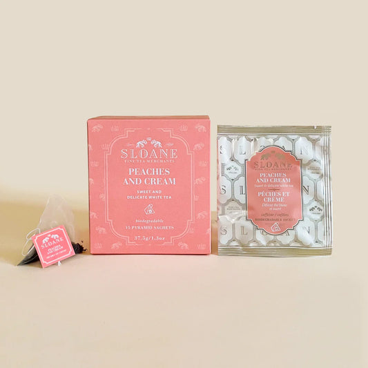 Sloane Tea - Peaches & Cream - Sachet Box 15ct