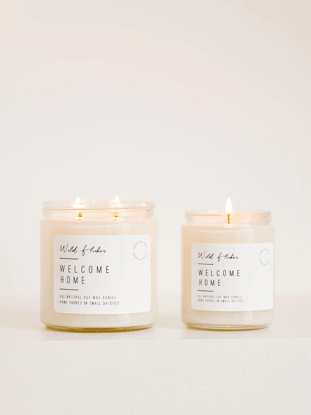Wild Flicker - Welcome Home - Soy Wax Candle