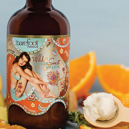 Barefoot Venus - Wild Ginger & Sweet Orange - Body Cream 8oz