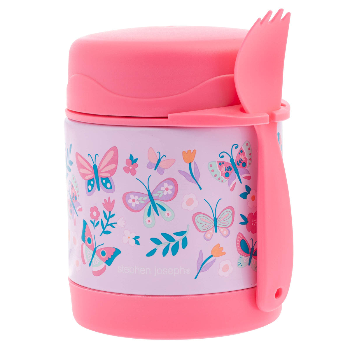 Stephen Joseph Gifts – Insulated Food Jar: Lilac Butterfly